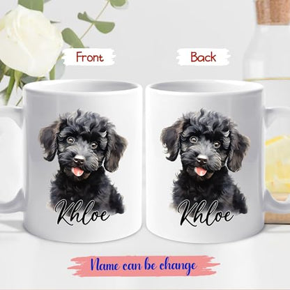 Personalized Poodle Puppy Poodles Teacup | Customised Coffee Mug | 11 OZ