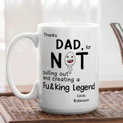 Happy Father s Day Gift Family Funny | Customised Coffee Mug | 11 OZ