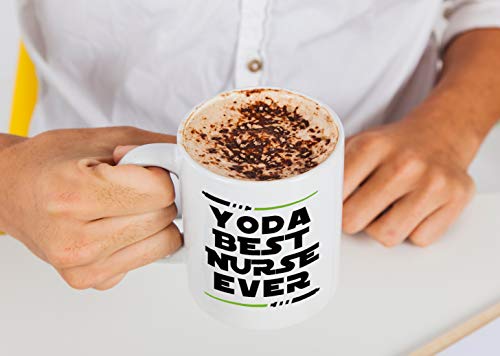 Yo Da Best Nurse Funny Gifts Gift Ideas for | Ceramic Coffee Mug | 11 OZ