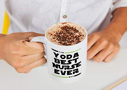 Yo Da Best Nurse Funny Gifts Gift Ideas for | Ceramic Coffee Mug | 11 OZ