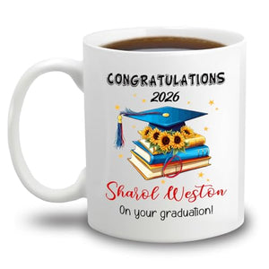 Congratulations On Your Graduation | Customised Coffee Mug | 11 OZ