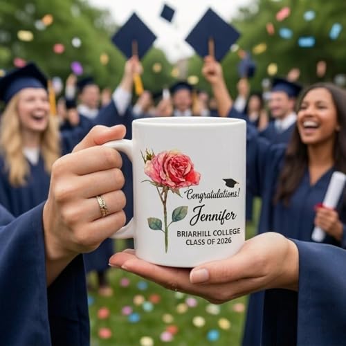 Hyturtle Personalized Graduation Gift Funny | Customised Coffee Mug | 11 OZ