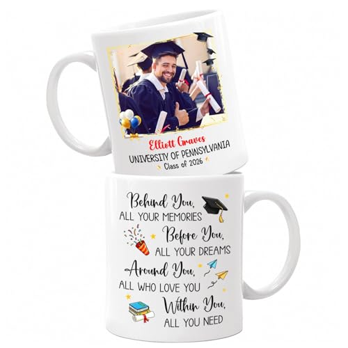 Behind You All Your Memories Before Dreams | Customised Coffee Mug | 11 OZ