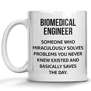 Funny Definition Biomedical Engineer PHD | Ceramic Coffee Mug | 11 OZ