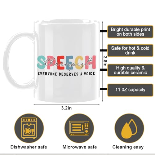 Speech Therapy Gifts Inspirational Therapist | Ceramic Coffee Mug | 11 OZ