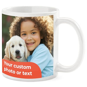 Personalized Custom with Photo or Text | Customised Coffee Mug | 11 OZ