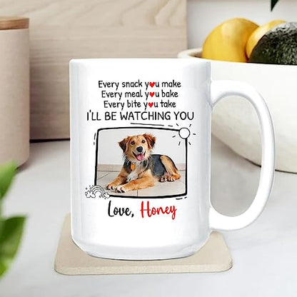 Personalized Dogs Name Photo Gift For Dog | Customised Coffee Mug | 11 OZ