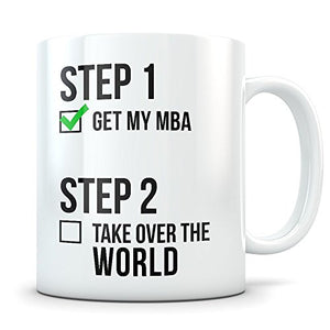 MBA Graduation Gifts Graduates Master or | Ceramic Coffee Mug | 11 OZ