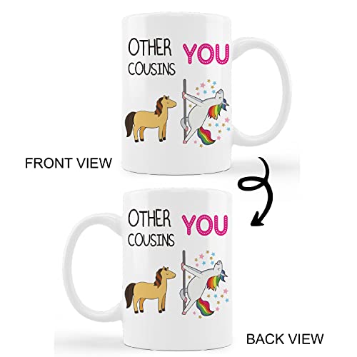 Cousins for Women Men Gifts Cousin Birthday | Ceramic Coffee Mug | 11 OZ