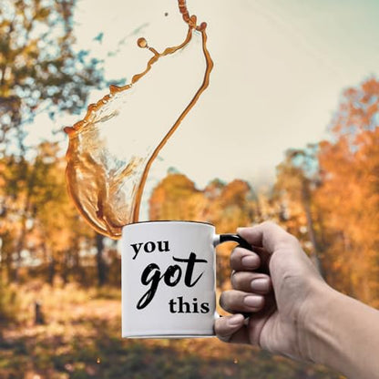 YHRJWN You Got This Gifts for Women Men | Ceramic Coffee Mug | 11 OZ