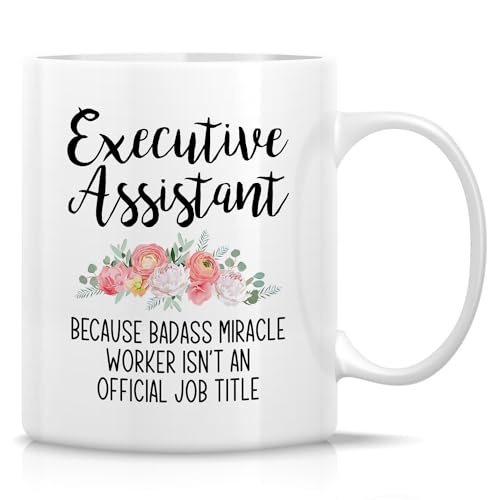 Funny Executive Assistant Badass Miracle | Ceramic Coffee Mug | 11 OZ