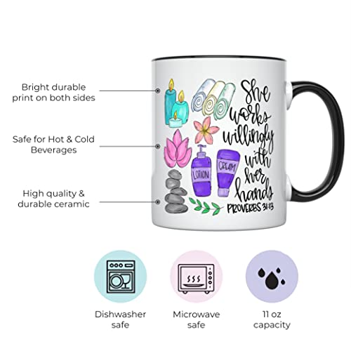 Massage Therapist for Women Gifts and | Ceramic Coffee Mug | 11 OZ