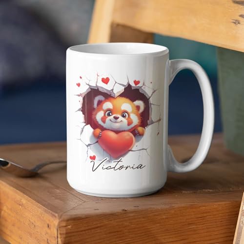 Panda Personalized Animal Accent Gift For | Customised Coffee Mug | 11 OZ