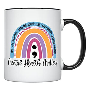 Mental Health Awareness for Women Illness | Ceramic Coffee Mug | 11 OZ