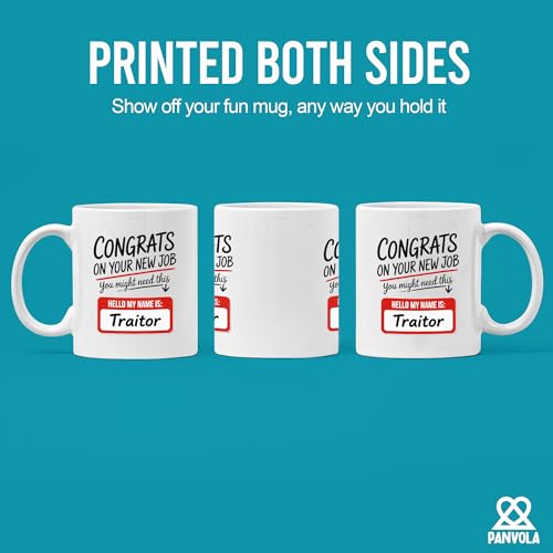 Congrats On Your New Job Funny Coworker | Ceramic Coffee Mug | 11 OZ