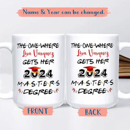 Personalized Graduation Master Degree The | Customised Coffee Mug | 11 OZ