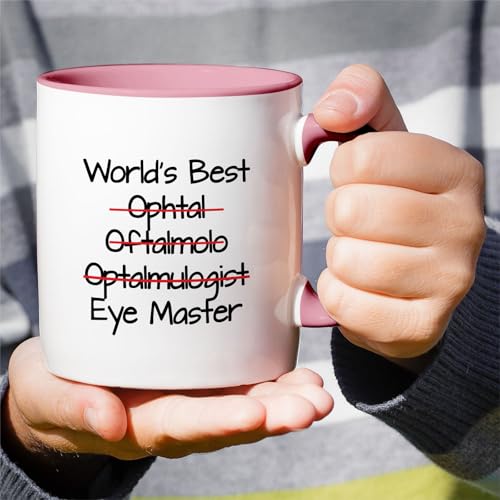 Funny World s Best Ophthalmologist Eye Funny | Ceramic Coffee Mug | 11 OZ