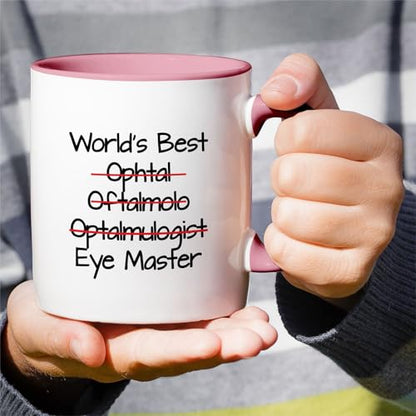 Funny World s Best Ophthalmologist Eye Funny | Ceramic Coffee Mug | 11 OZ