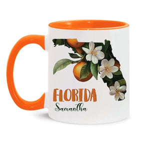 Novelty Featuring US State Design | Customised Coffee Mug | 11 OZ