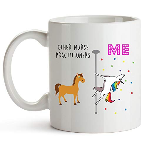 Nurse Practitioner Unicorn NP Graduation Gift | Ceramic Coffee Mug | 11 OZ