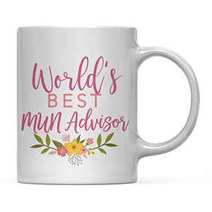 Teacher Gag Gift Floral Flowers Graduate | Ceramic Coffee Mug | 11 OZ