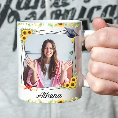 Custom Photo Name Congratulations Graduates | Customised Coffee Mug | 11 OZ