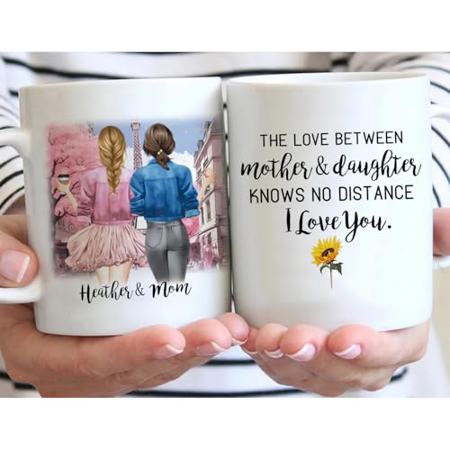 Personalized Mom from Daughter Mother s Day | Customised Coffee Mug | 11 OZ