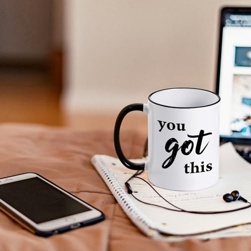 YHRJWN You Got This Gifts for Women Men | Ceramic Coffee Mug | 11 OZ