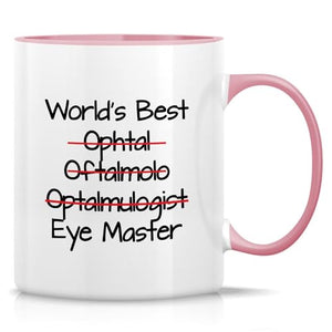 Funny World s Best Ophthalmologist Eye Funny | Ceramic Coffee Mug | 11 OZ
