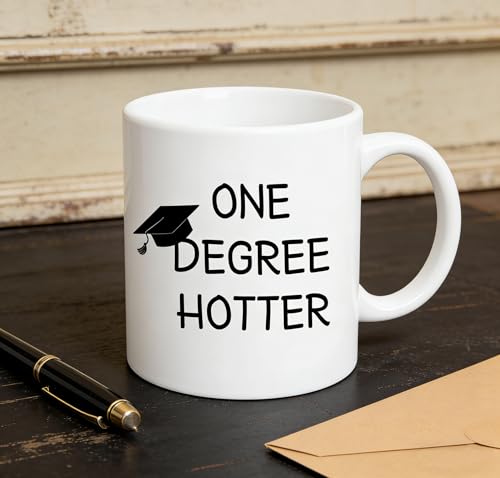 One Degree Hotter Graduation 2026 Funny Class | Ceramic Coffee Mug | 11 OZ