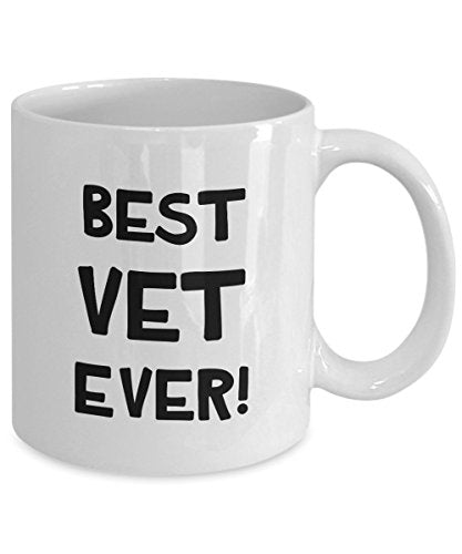 Best Vet Ever Cute Appreciation Gifts | Ceramic Coffee Mug | 11 OZ
