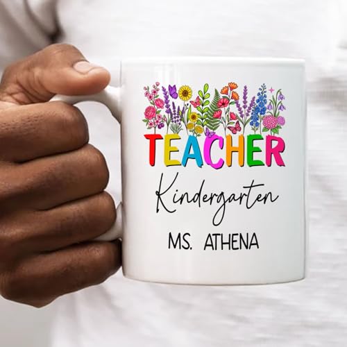Personalized Teacher Kindergarten Gift For | Customised Coffee Mug | 11 OZ