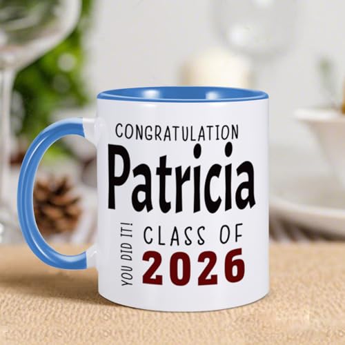 Personalized Graduation Gifts for Her Funny | Customised Coffee Mug | 11 OZ