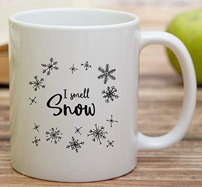 Funny I Smell Snow Christmas Season Sarcasm | Ceramic Coffee Mug | 11 OZ