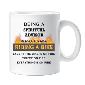 Being Spiritual Advisor gift for coworker | Ceramic Coffee Mug | 11 OZ