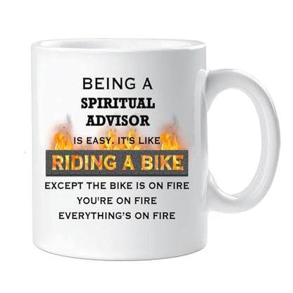 Being Spiritual Advisor gift for coworker | Ceramic Coffee Mug | 11 OZ