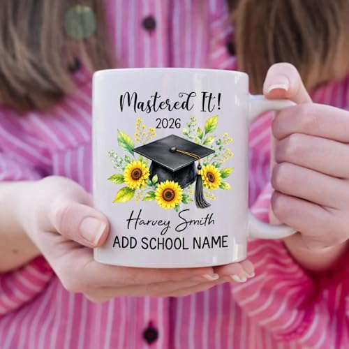 Personalized Name Year Mastered It | Customised Coffee Mug | 11 OZ