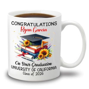 Congratulations On Your Graduation Funny | Customised Coffee Mug | 11 OZ