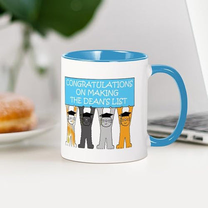 Congratulations On Making The Deans List | Ceramic Coffee Mug | 11 OZ