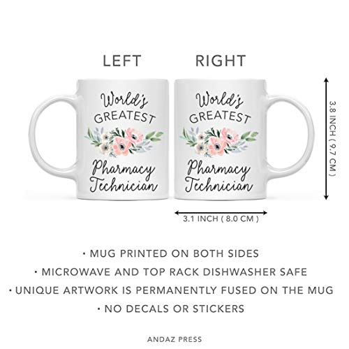Gift for Women World s Greatest Pharmacy | Ceramic Coffee Mug | 11 OZ