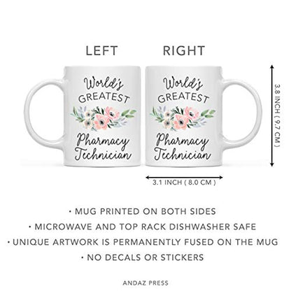 Gift for Women World s Greatest Pharmacy | Ceramic Coffee Mug | 11 OZ