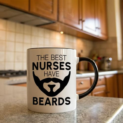 Funny Male Nurse Gifts for Men Dad Coworkers | Ceramic Coffee Mug | 11 OZ