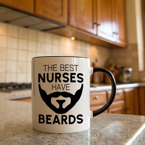 Funny Male Nurse Gifts for Men Dad Coworkers | Ceramic Coffee Mug | 11 OZ