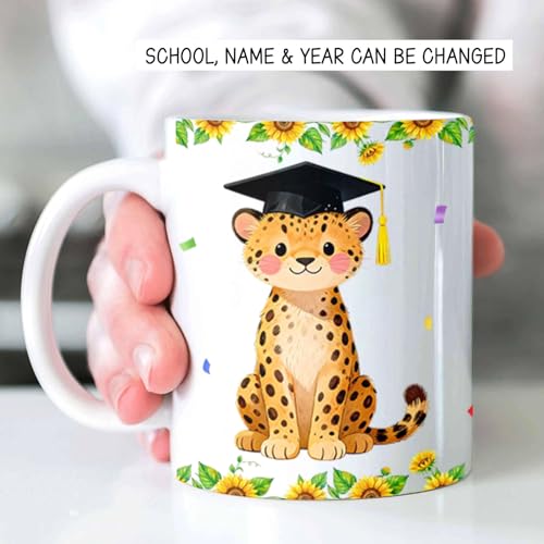 Personalized Cheetah Accent Gift for | Customised Coffee Mug | 11 OZ