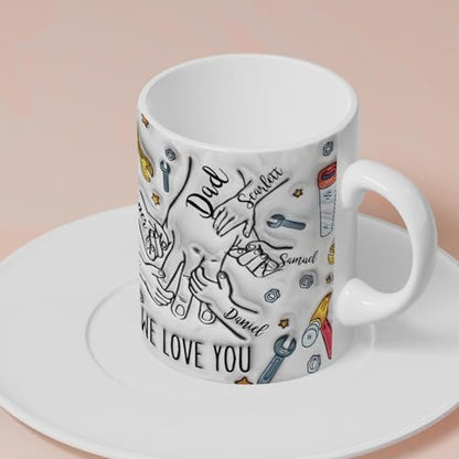 Ships Next Day Personalized Dad You Hold | Customised Coffee Mug | 11 OZ