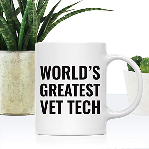 Gift for Men or Women World s Greatest Vet | Ceramic Coffee Mug | 11 OZ