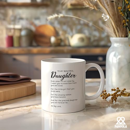 To My Beautiful Daughter Inspirational Gift | Ceramic Coffee Mug | 11 OZ