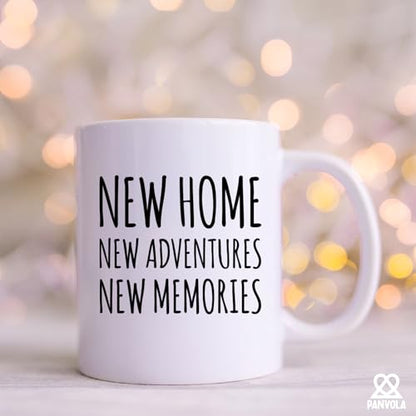 New Home Adventures Memories Moving Gift For | Ceramic Coffee Mug | 11 OZ