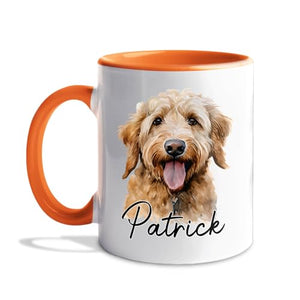Goldendoodle Personalized Dogs Dog Accent | Customised Coffee Mug | 11 OZ