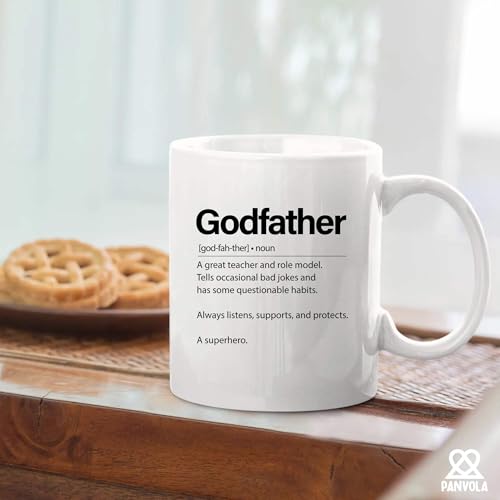 Godfather Definition Gifts from Godchild | Ceramic Coffee Mug | 11 OZ